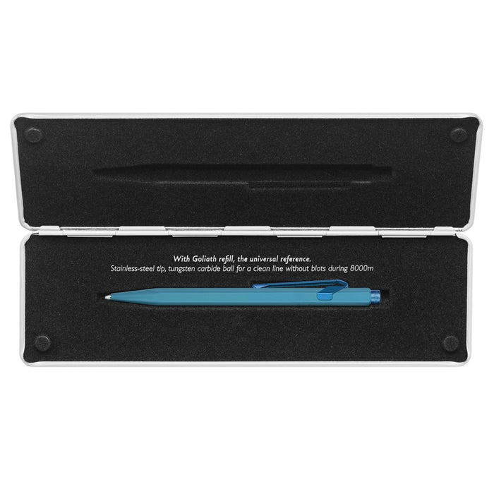 CARAN d'ACHE, Ballpoint Pen - CLAIM YOUR STYLE Limited Edition ICE BLUE 3