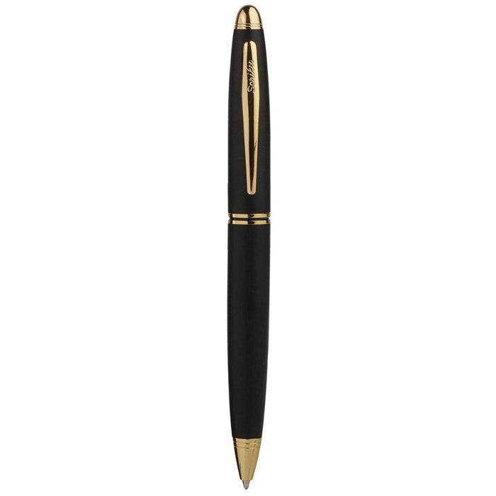 SCRIKSS, Ballpoint Pen + A6 Diary - KNIGHT 88 GOLD MATT BLACK GIFT SET 1