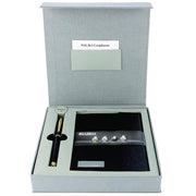 SCRIKSS, Ballpoint Pen + A6 Diary - KNIGHT 88 GOLD MATT BLACK GIFT SET 4