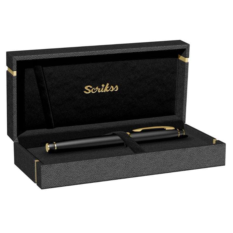 SCRIKSS, Roller Pen - NOBLE 35 MATT BLACK GT.