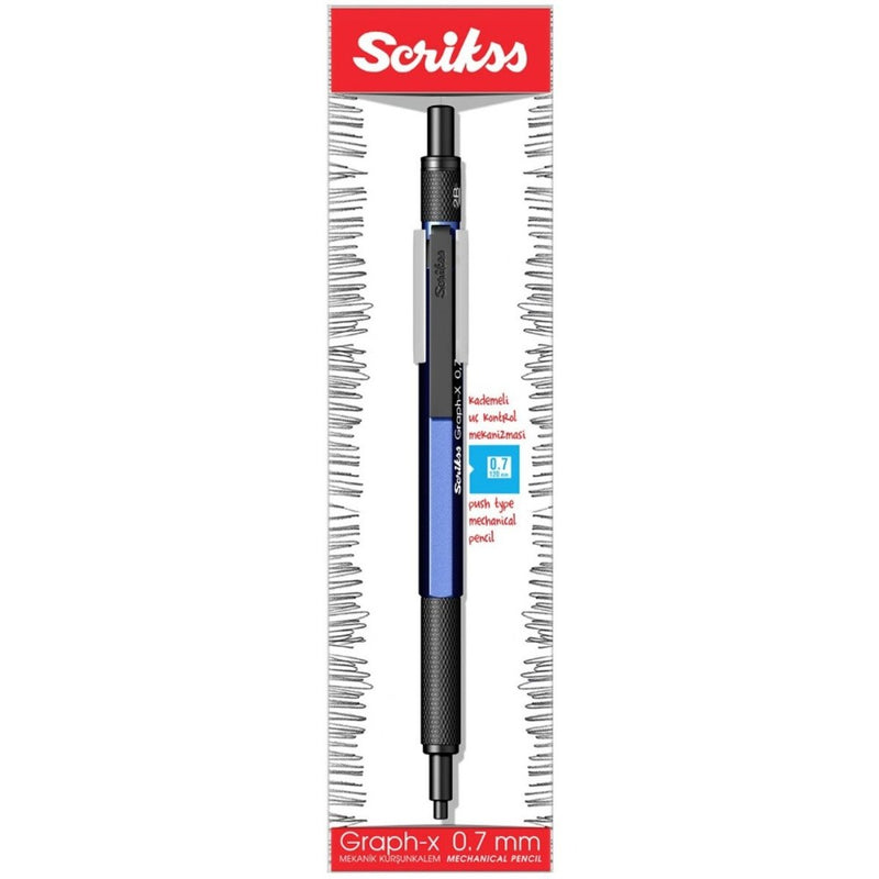 SCRIKSS, Mechanical Pencil - GRAPH X BLUE BT 5