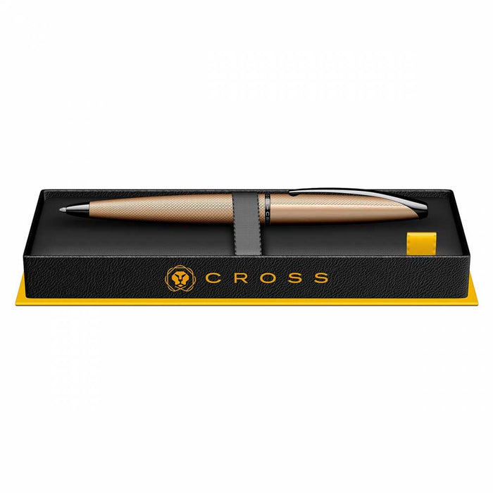 CROSS, Ballpoint Pen - ATX BRUSHED ROSE GOLD BT. 5