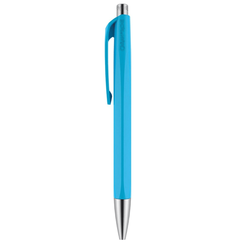 CARAN d'ACHE, Ballpoint Pen - 888 INFINITE TURQUOISE BLUE.