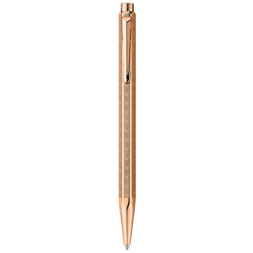 CARAN d'ACHE, Ballpoint Pen - ECRIDOR CHEVRON GILT ROSE 1