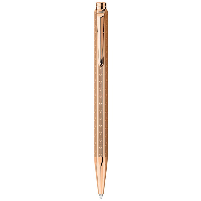 CARAN d'ACHE, Ballpoint Pen - ECRIDOR CHEVRON GILT ROSE 1