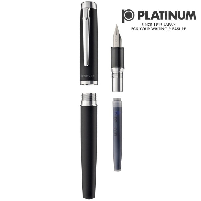 PLATINUM, Fountain Pen - PROCYON Luster BLACK MIST 7