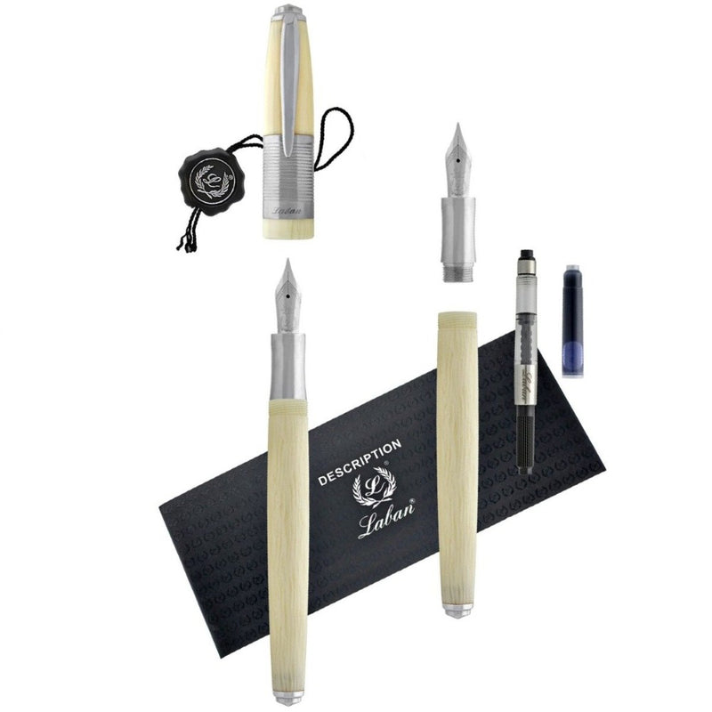 LABAN, Fountain Pen - MOUVISO IVORY 2