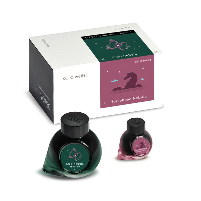 COLORVERSE, Ink 2 Bottles - EYE ON THE UNIVERSE Season 7 CRAB NEBULA & HORSEHEAD NEBULA (65mL+15mL) 1