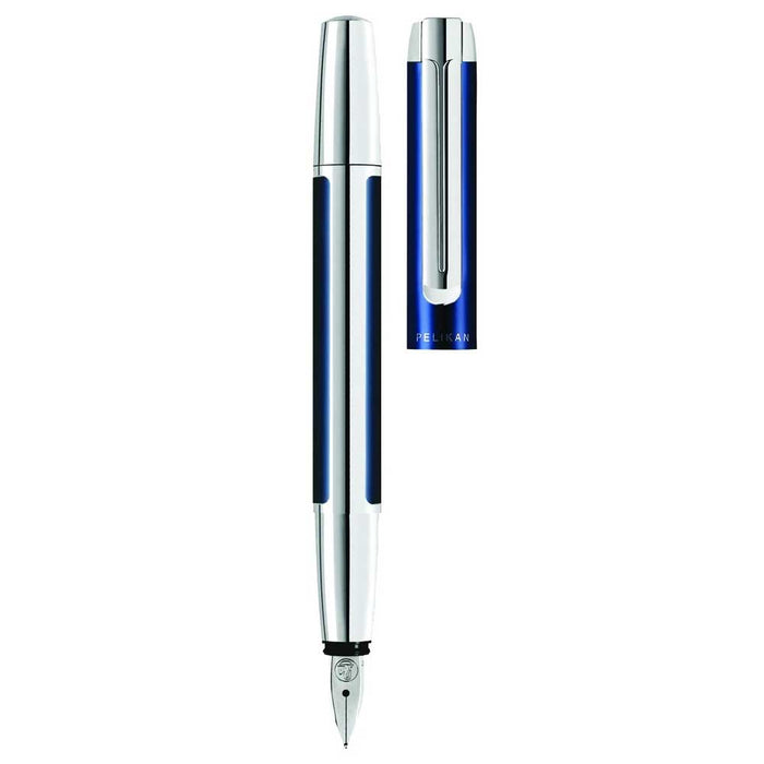 PELIKAN, Fountain Pen - PURA P40 BLUE/SILVER.