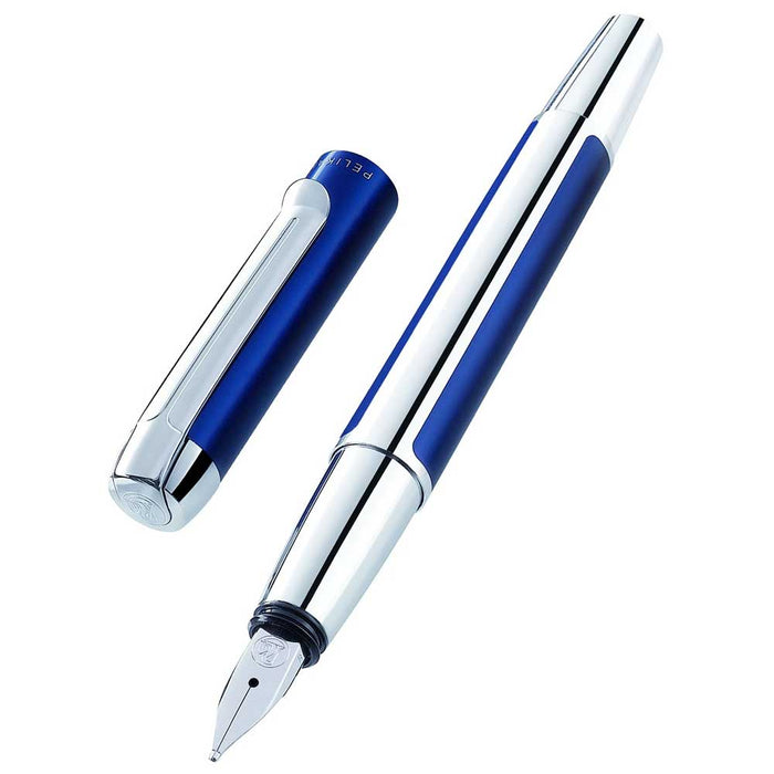 PELIKAN, Fountain Pen - PURA P40 BLUE/SILVER.