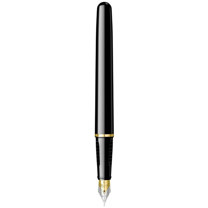 SHEAFFER, Fountain Pen - PRELUDE BLACK ONYX LAQUE & CHASED PALLADIUM GT 8