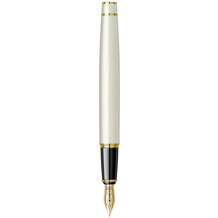 SCRIKSS, Fountain Pen - NOBLE 35 PEARL WHITE GT 8