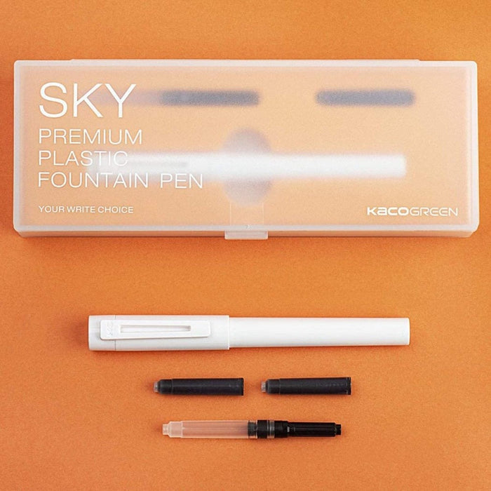 KACO, Fountain Pen - SKY Premium Plastic WHITE 8