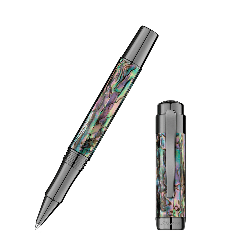 LABAN, Roller Pen - ABALONE GUN METAL.