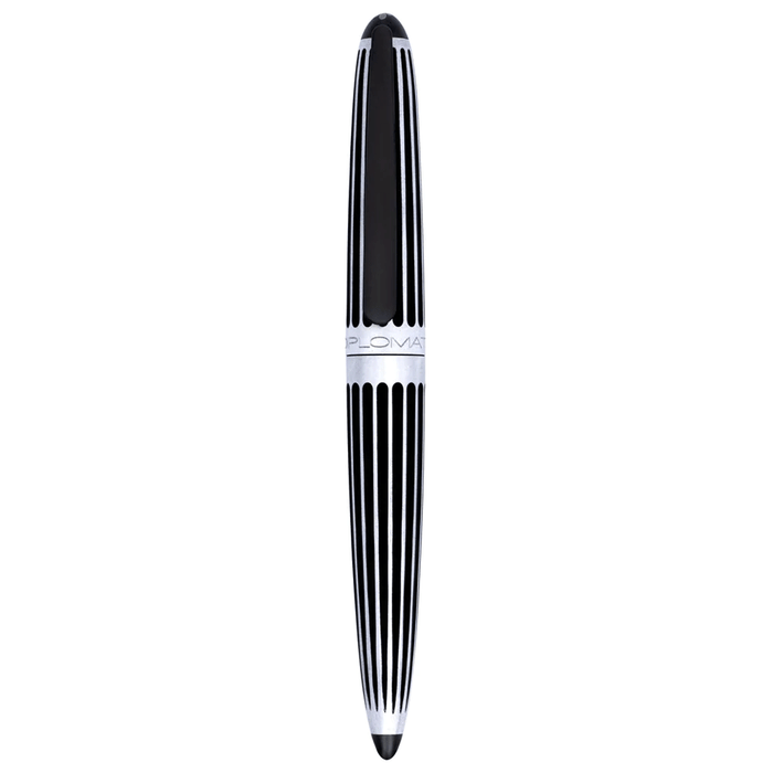 DIPLOMAT, Fountain Pen - AERO Stripes BLACK.