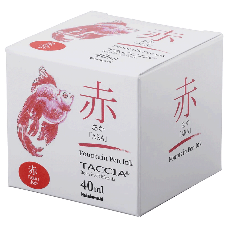 TACCIA, Ink Bottle - SUNAO-IRO AKA (40mL).