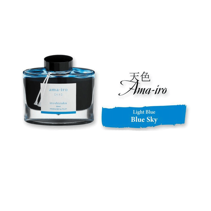 PILOT, Ink Bottle - IROSHIZUKU CC Sky Blue AMA-IRO (50mL).