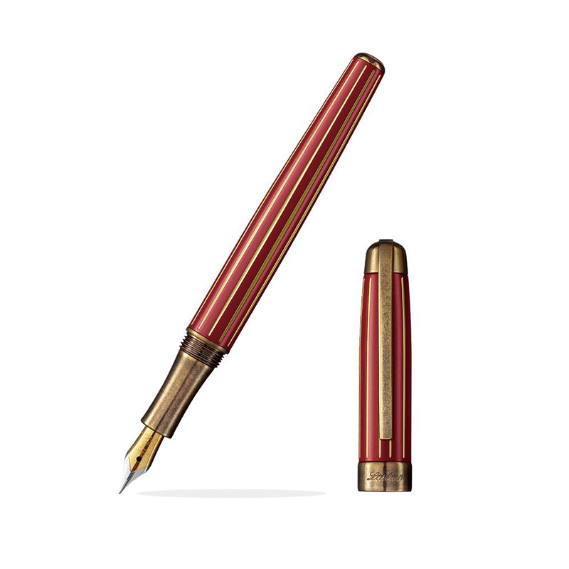 LABAN, Fountain Pen - ANTIQUE'II RED. 66666
