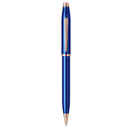 CROSS, Ballpoint Pen - CENTURY II TRANSLUCENT COBALT BLUE LACQUER PGT. 2