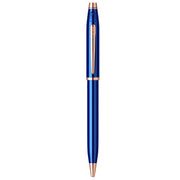 CROSS, Ballpoint Pen - CENTURY II TRANSLUCENT COBALT BLUE LACQUER PGT. 