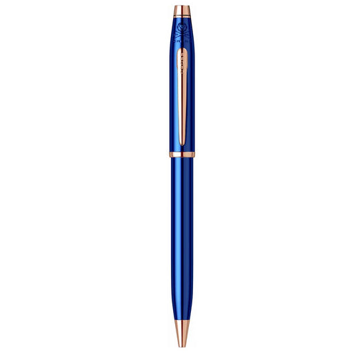 CROSS, Ballpoint Pen - CENTURY II TRANSLUCENT COBALT BLUE LACQUER PGT. 