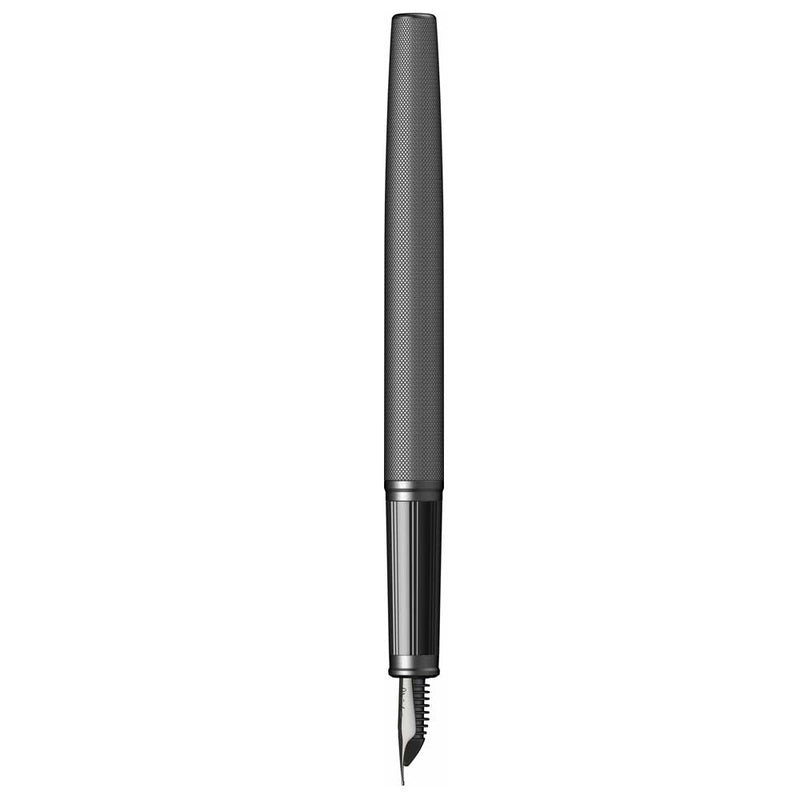 CROSS, Fountain Pen - CENTURY II BLACK MICRO-KNURL BT. 6
