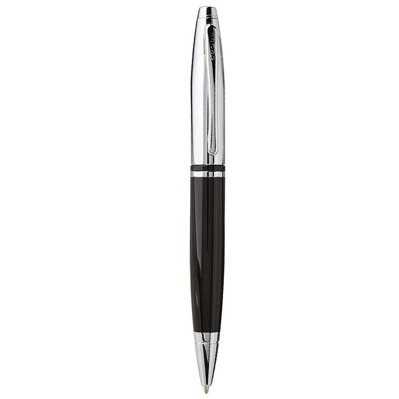 CROSS, Ballpoint Pen - CALAIS CHROME AND BLACK CT. 1