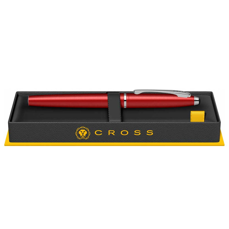  CROSS, Rollerball Pen - CALAIS MATTE METALLIC CRIMSON CT. 6
