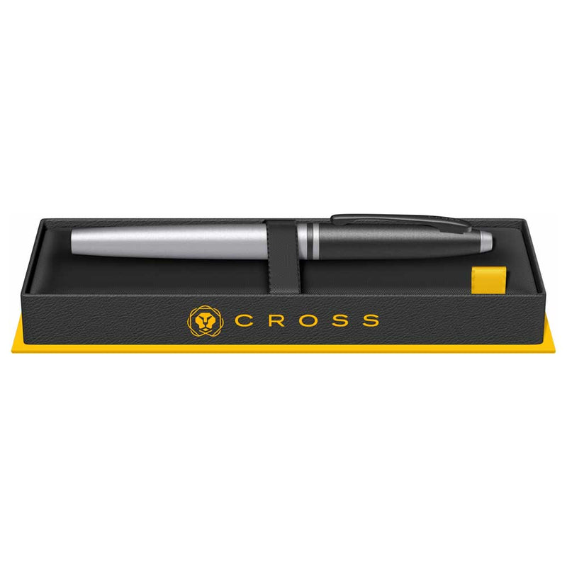 CROSS, Rollerball Pen - CALAIS MATTE GRAY AND BLACK BT. 6