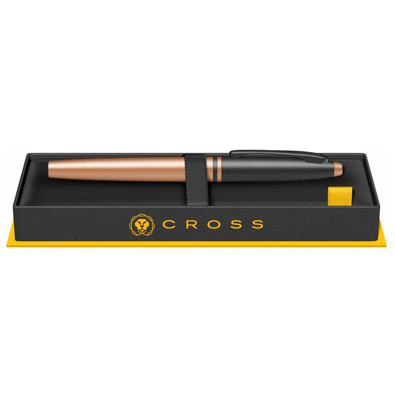 CROSS, Fountain Pen - CALAIS BRUSHED ROSE GOLD AND BLACK. 6
