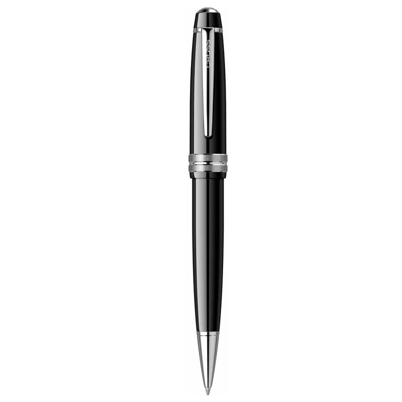 CROSS, Ballpoint Pen - BAILEY LIGHT GLOSSY RESIN BLACK CT. 3
