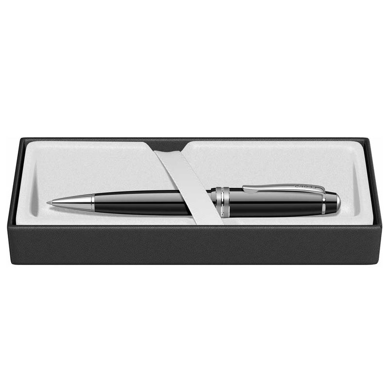 CROSS, Ballpoint Pen - BAILEY LIGHT GLOSSY RESIN BLACK CT. 5