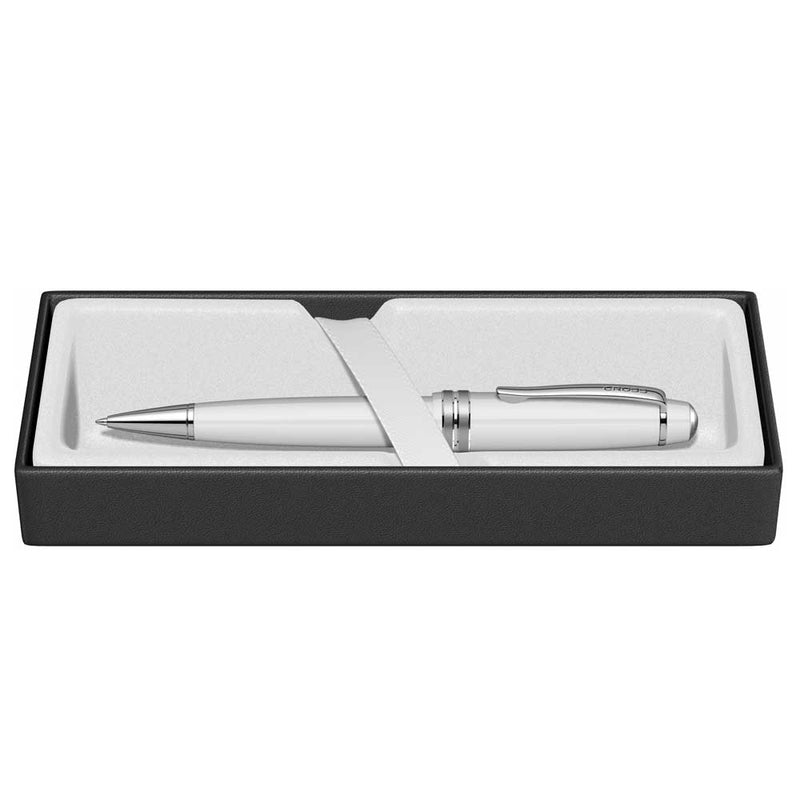 CROSS, Ballpoint Pen - BAILEY LIGHT GLOSSY RESIN WHITE CT. 5