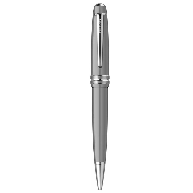 CROSS, Ballpoint Pen - BAILEY LIGHT GLOSSY RESIN GRAY CT. 