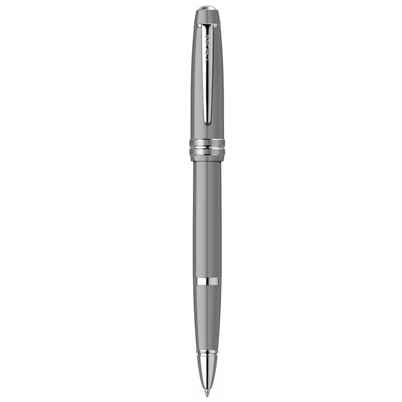 CROSS, Rollerball Pen - BAILEY LIGHT GLOSSY RESIN GRAY CT. 3