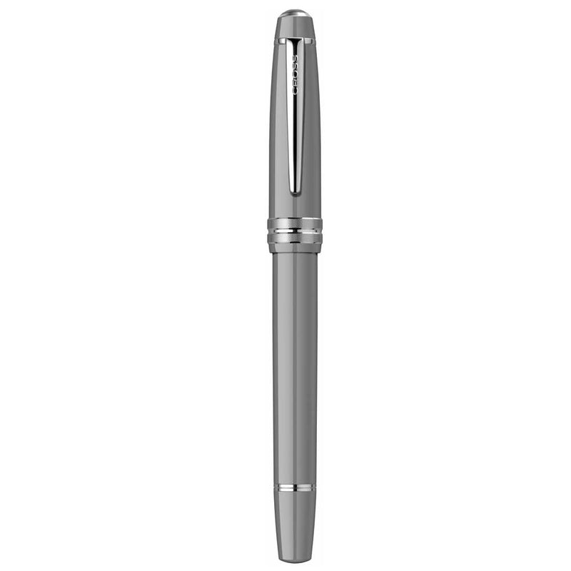 CROSS, Rollerball Pen - BAILEY LIGHT GLOSSY RESIN GRAY CT. 