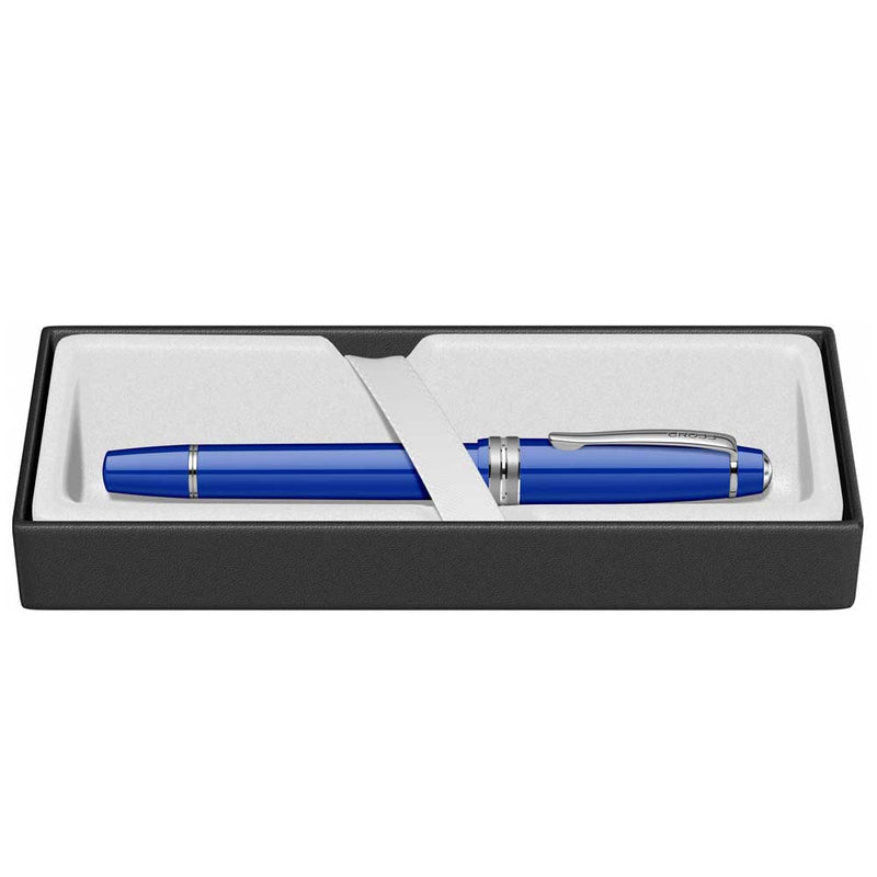 CROSS, Rollerball Pen - BAILEY LIGHT GLOSSY RESIN BLUE CT. 6