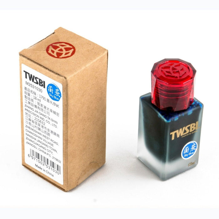 TWSBI, Ink Bottle - 1791 SKY BLUE 18ml 2