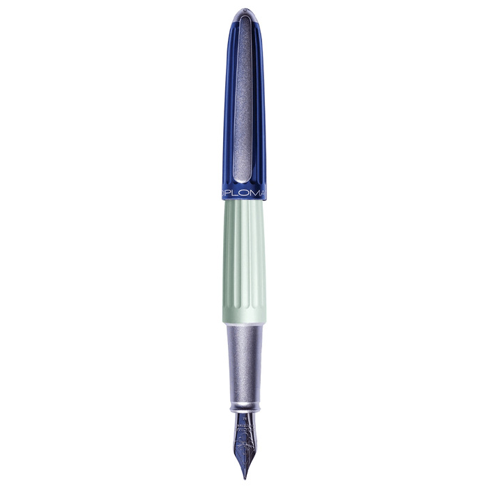 DIPLOMAT, Fountain Pen - AERO BLUE/SILVER.