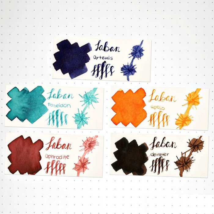 LABAN, Ink Bottle - Greek Mythology APOLLO ORANGE. — SWASTIK penn