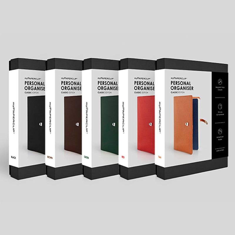 myPAPERCLIP, Personal Organiser - CLASSIC Large BLACK 3