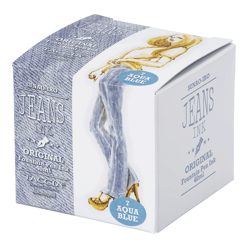 TACCIA, Ink Bottle - SUNAO-IRO JEANS AQUA BLUE (40mL).