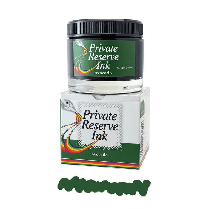 PRIVATE RESERVE, Ink Bottle - PREMIUM Inks AVOCADO GREEN (60mL).