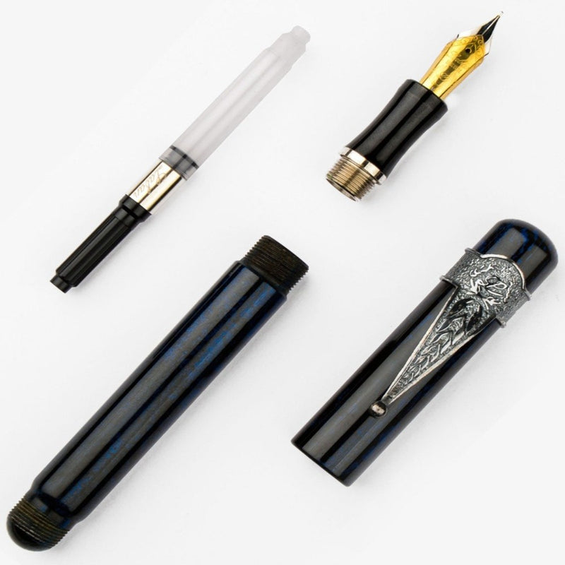 LABAN, Fountain Pen - EBONITE BLUE.