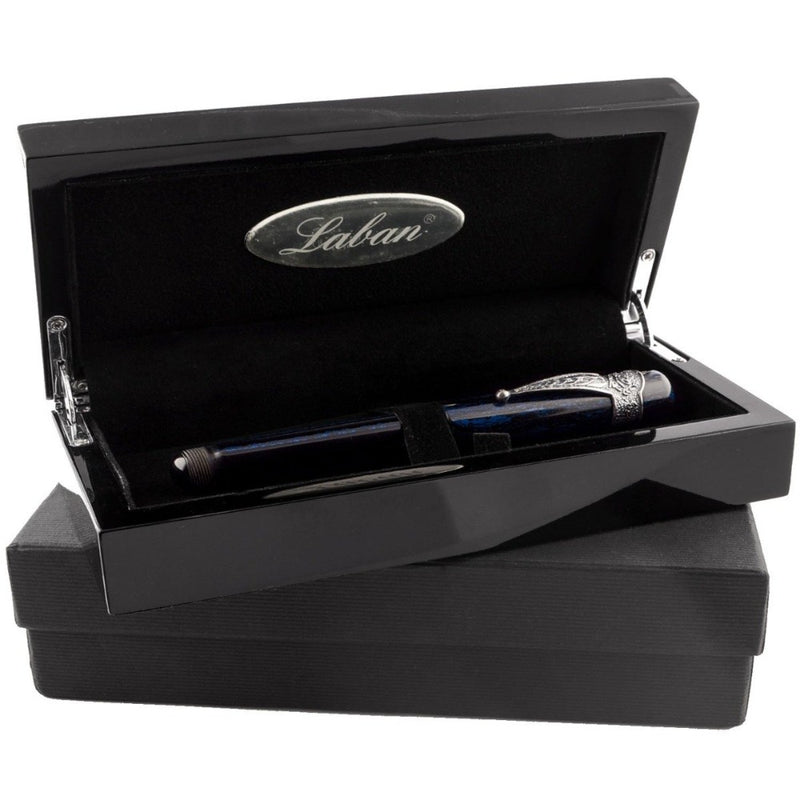 LABAN, Fountain Pen - EBONITE BLUE.