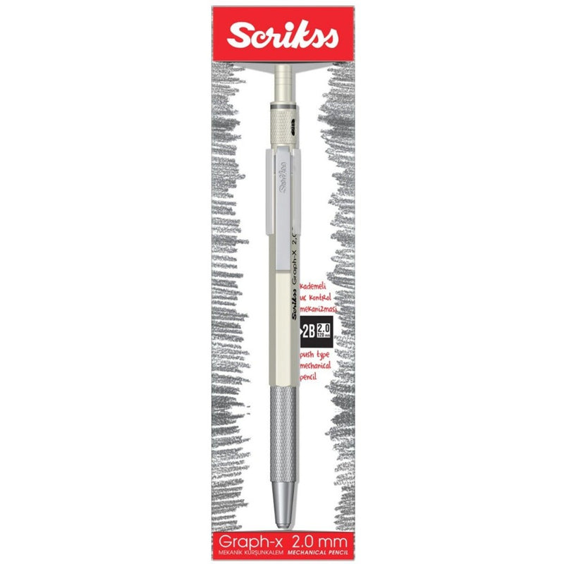 SCRIKSS, Mechanical Pencil - GRAPH X IVORY CT 12