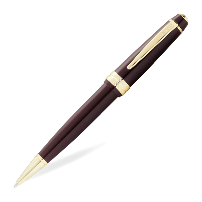 CROSS, Ballpoint Pen - BAILEY LIGHT Glossy Resin BURGUNDY GT.