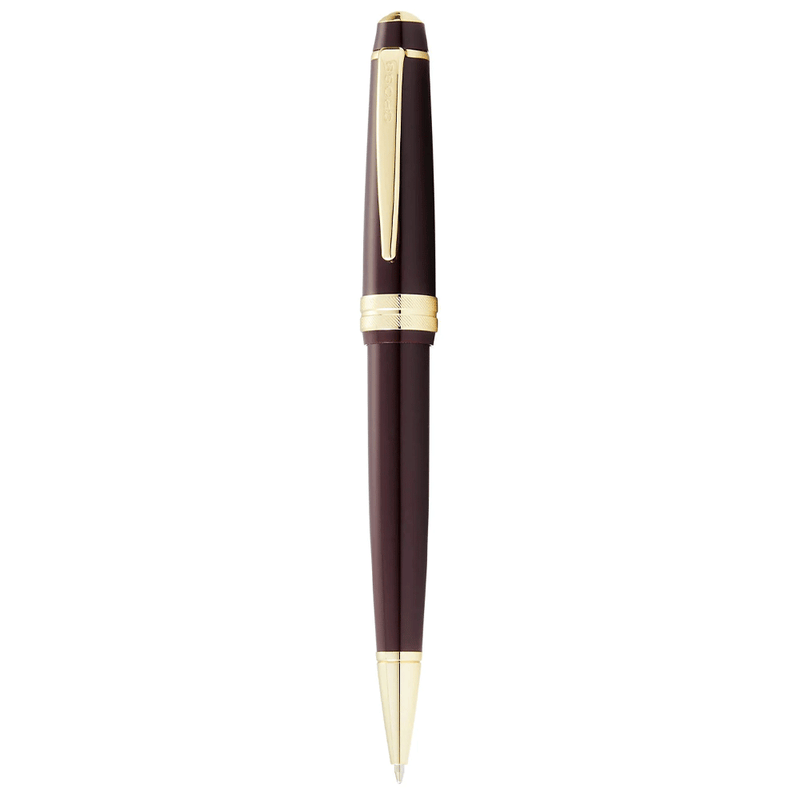 CROSS, Ballpoint Pen - BAILEY LIGHT Glossy Resin BURGUNDY GT.