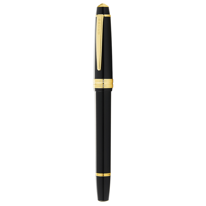 CROSS, Fountain Pen - BAILEY LIGHT Glossy Resin BLACK GT.