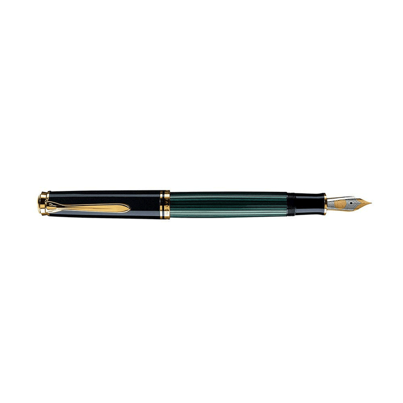 PELIKAN, Fountain Pen - SOUVERAN M400 14K BLACK/GREEN.
